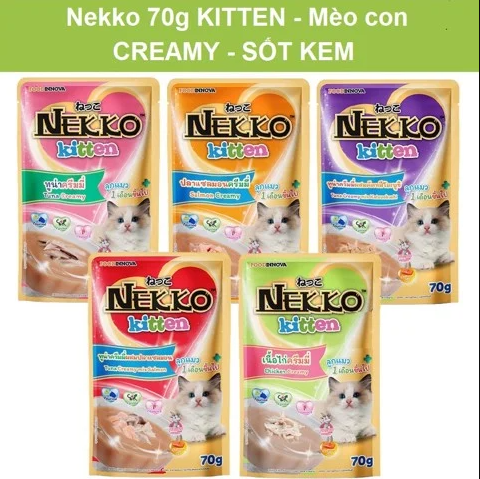Pate Nekko gói nhập khẩu Thái Lan 70gr