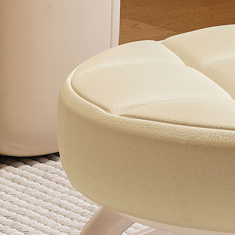 Pulley low stool, universal wheel, small stool, small home chair, backrest, round stool, stool with wheels, small bench, small