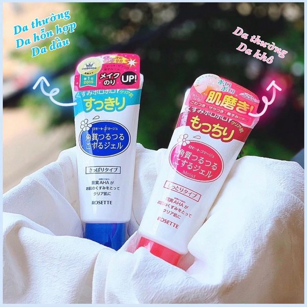 Tẩy da chết Rosette của Nhật