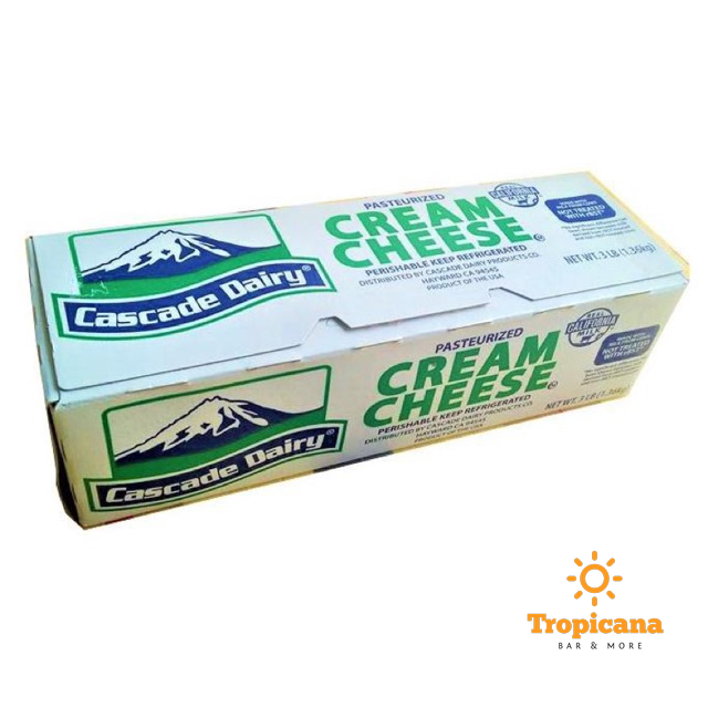 THÙNG Phô mai kem Creamcheese Cascade Dairy - 10 Khối1,36kg