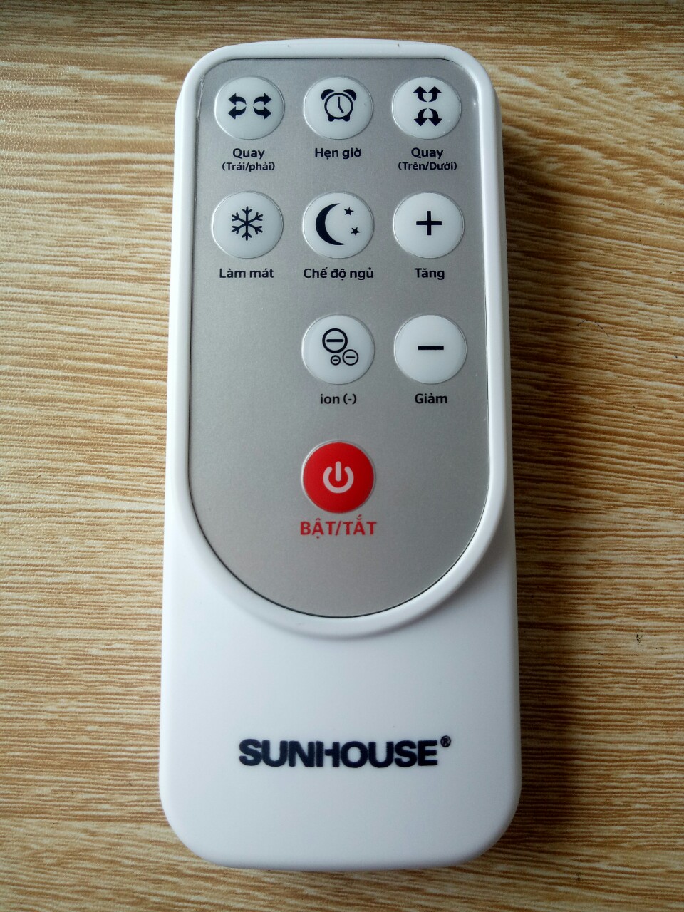 Điều khiển từ xa quạt Sunhouse SHD7723 và SHD7722