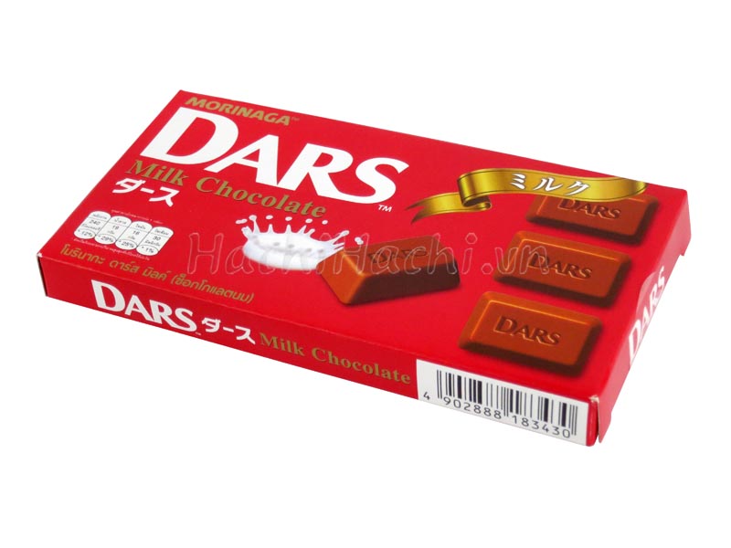 [6 vị] Kẹo Chocolate Morigana Dars 42~45g