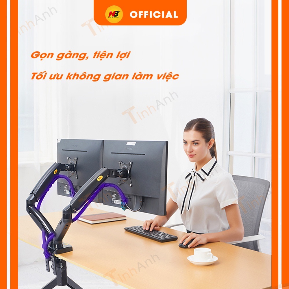 Tay đỡ màn hình máy tính  F160 - [ Phù hợp màn hình 17-27 inch ]