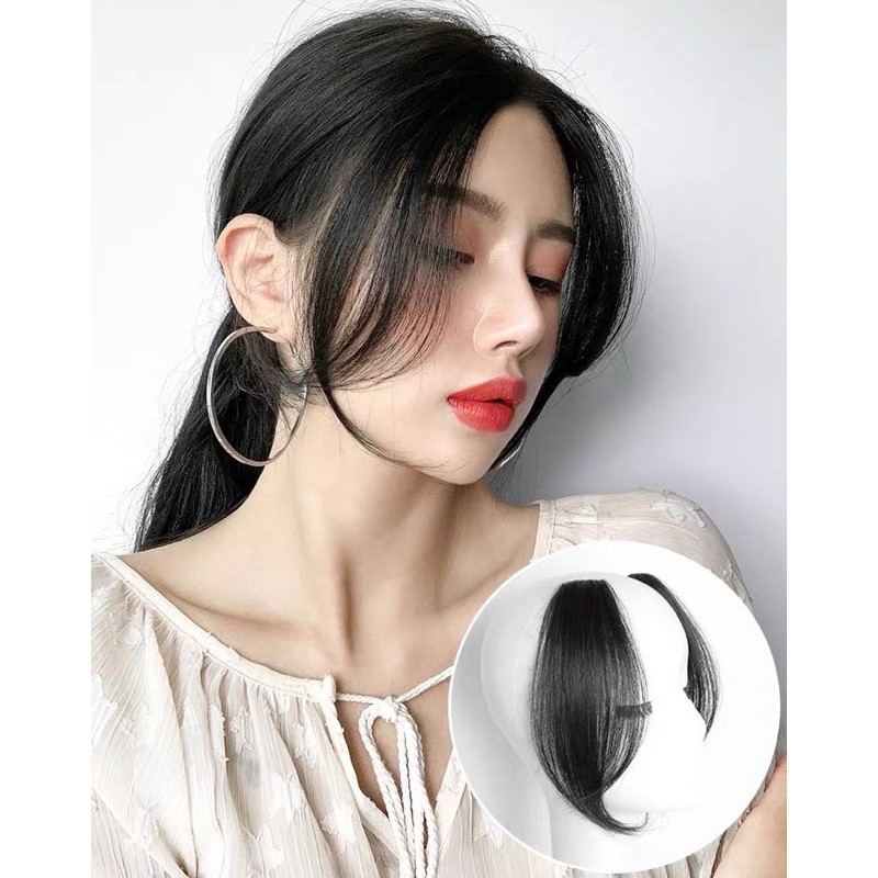 Tóc giả Mái bay Hai bên (làm bằng Tóc Thật) a