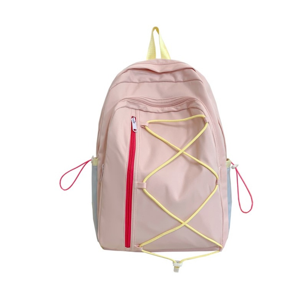 Cute%20Multi-pockets%20Drawstring%20Backpack%20Large%20Capacity%20Student%20School%20Bag%20Solid%20Color%20Cloth%20Travel%20Rucksack%20Girls%20-%20Image%209