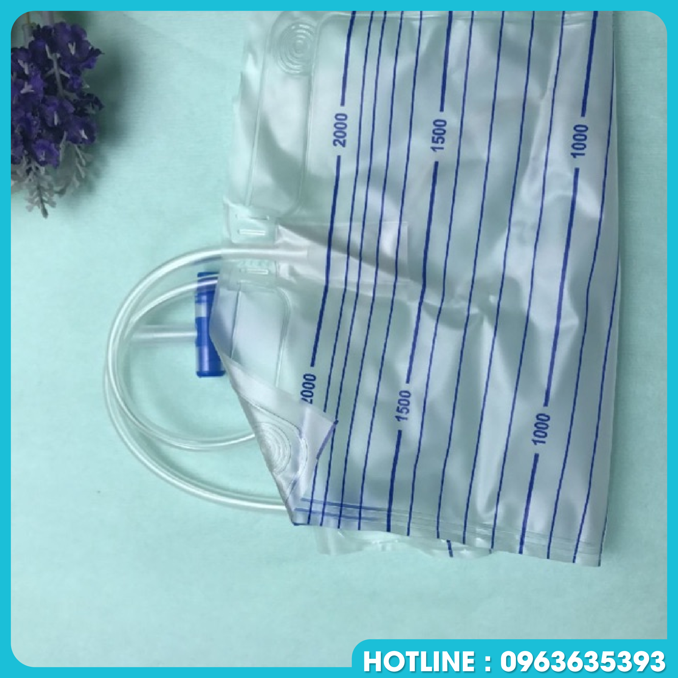 Túi đựng nước tiểu van ngang( túi 10 cái)
