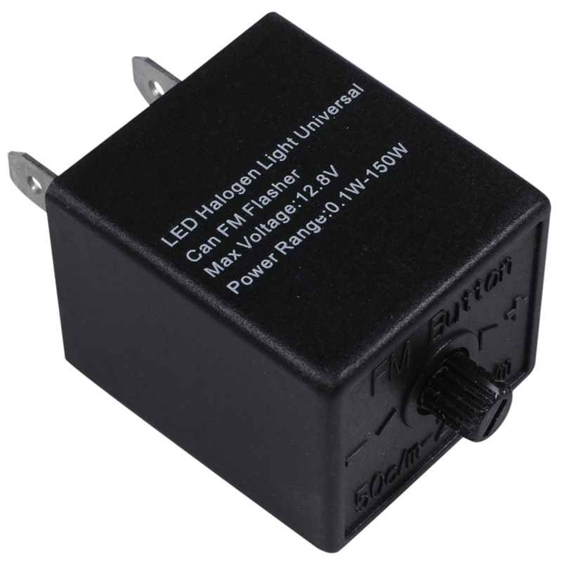 Motorcycle 3 Pin Adjustable Electronic Led Flasher Relay For Car Turn Signal Blinker Light