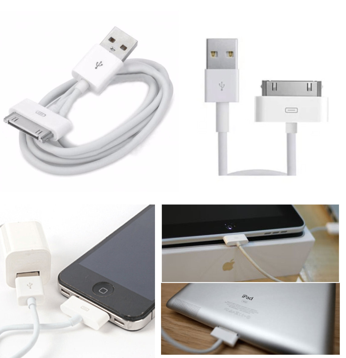 Cáp sạc iPhone 4 / 4S / IPhone 3G / 3GS / IPad 1 / IPad 2 / IPad 3