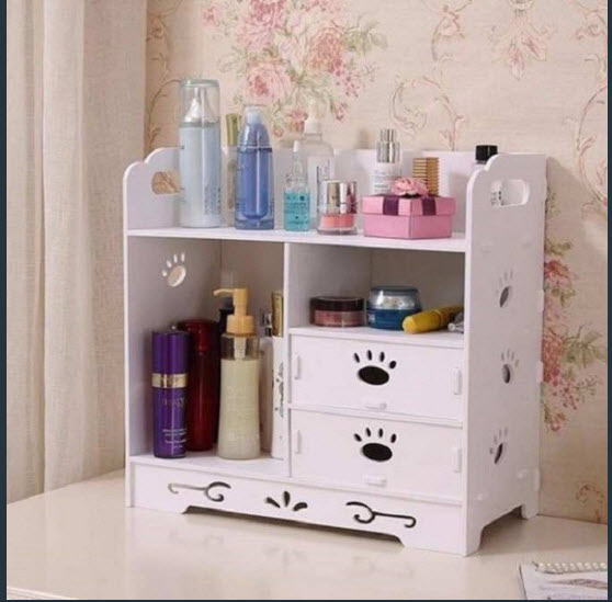 Kệ mĩ phẩm  chân chó kệ đựng đồ trang điểm