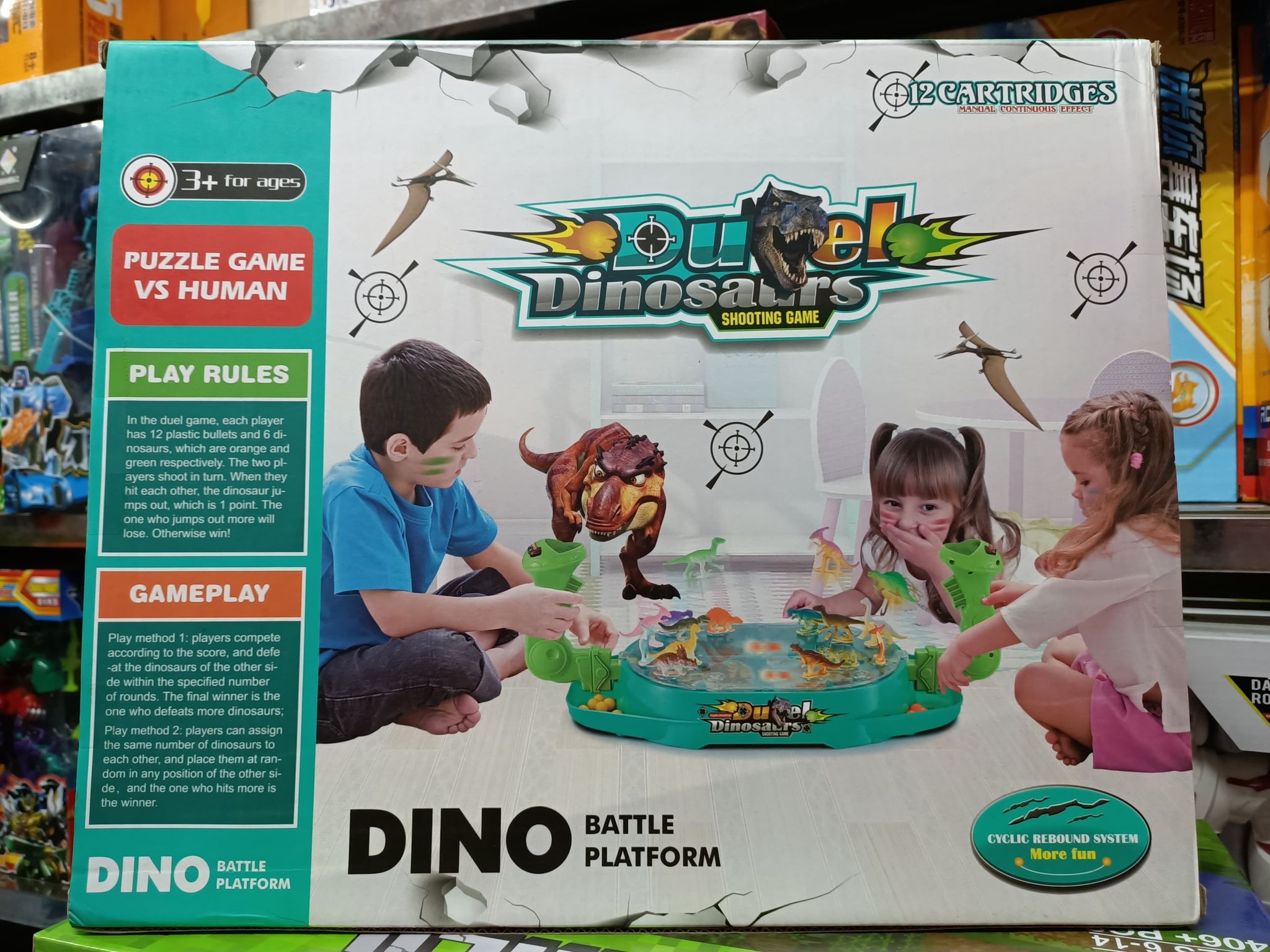 Trò Chơi Bắn Khủng Long Đối Kháng #6601 DINO BATTLE PLATFORM
