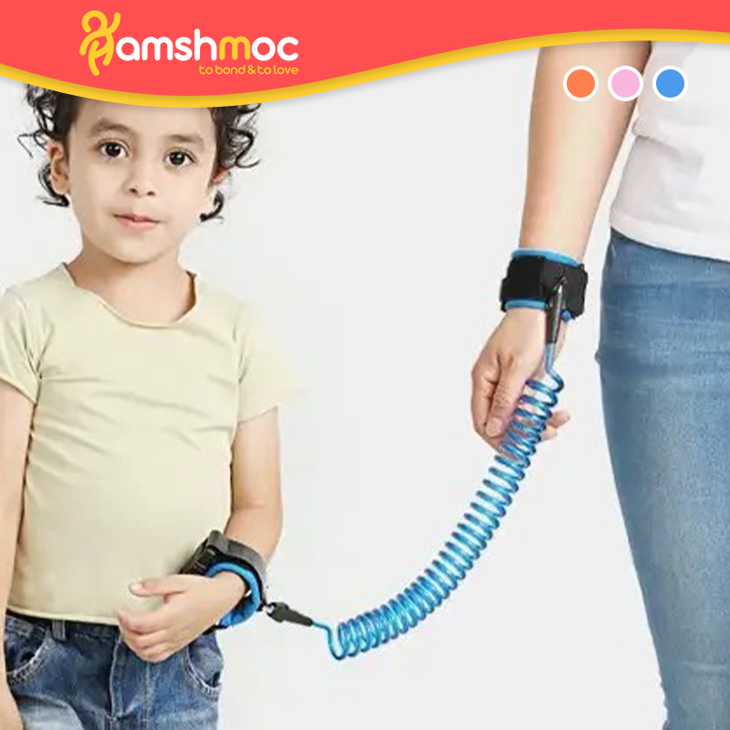 HamshMoc 1.5m Children Anti-Lost Belt Safety Traction Rope With Lock Baby