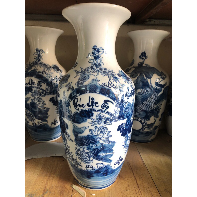 Lọ Lục Bình Cao 40cm Cắm Hoa,Đào (Lọ Hoa Thờ Giá 1 Lọ)