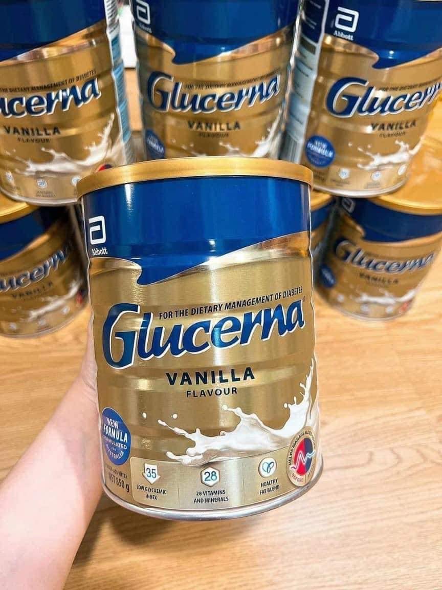 Sữa bột Glucerna 850g - Úc (Mẫu mới)
