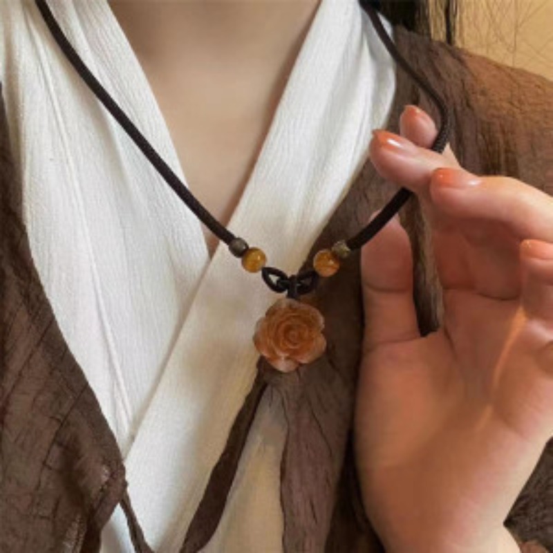 Necklace for Women Retro Chinese Style Exquisite Ins Style Sisters Suit Necklace Accessories for Women