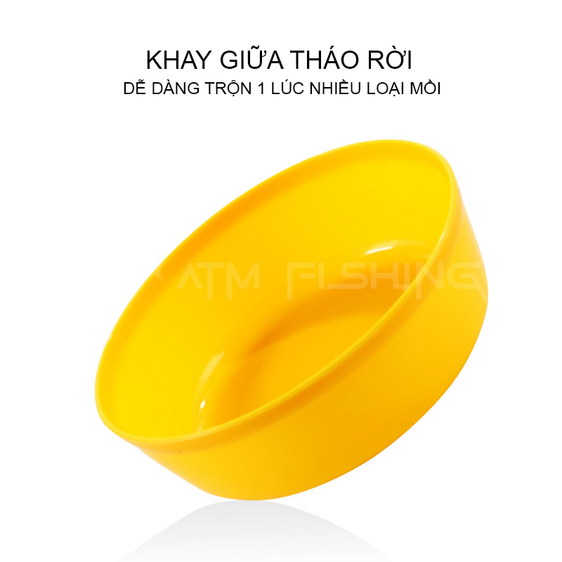 Khay Trộn Mồi Câu Đài Cao Cấp, Khay Đựng Mồi Câu Cá