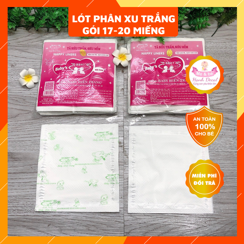 Giấy lót phân xu trắng Hiền Trang mã đẹp
