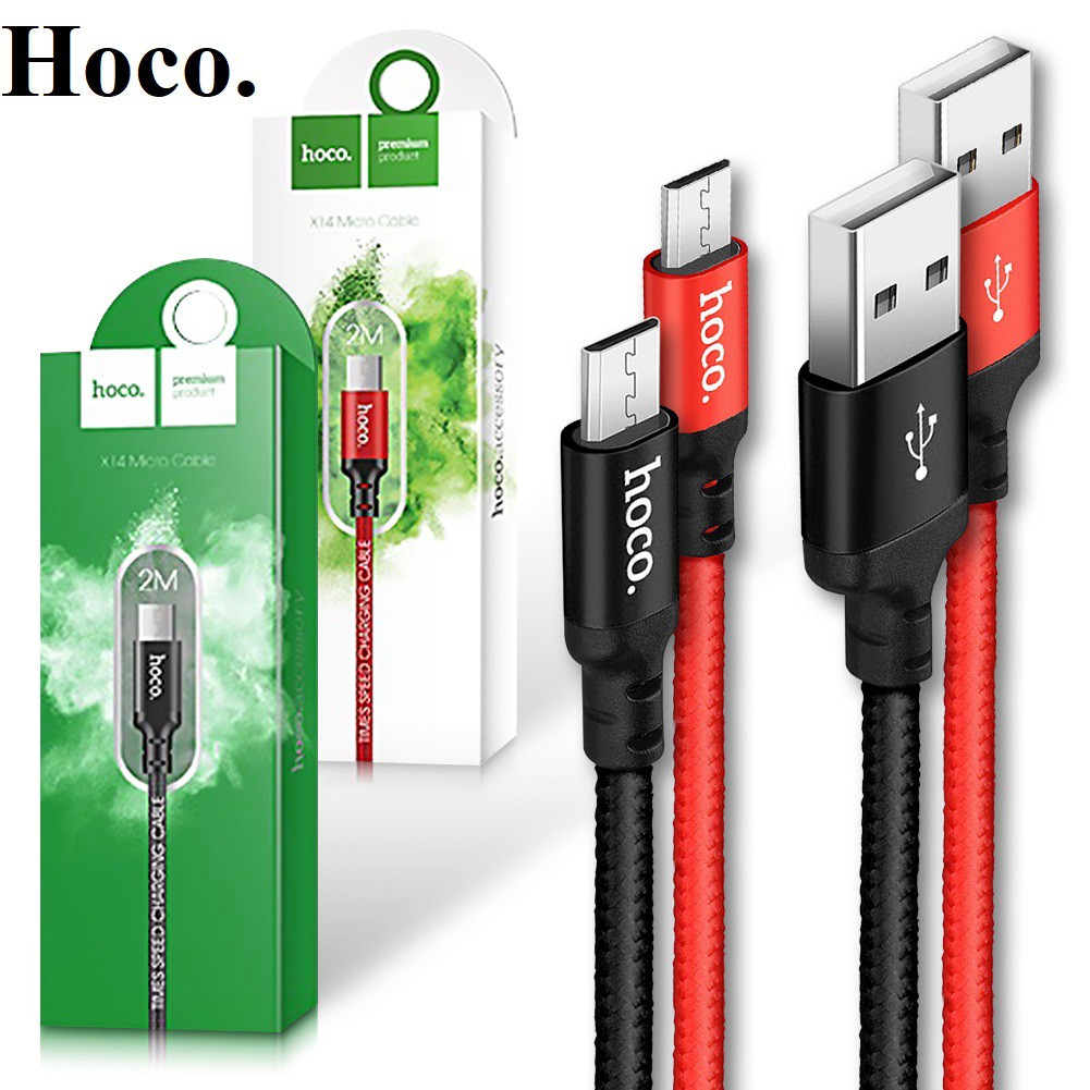 Cáp sạc iphone dài 1m/2m Hoco X14 siêu bền hàng chính hãng