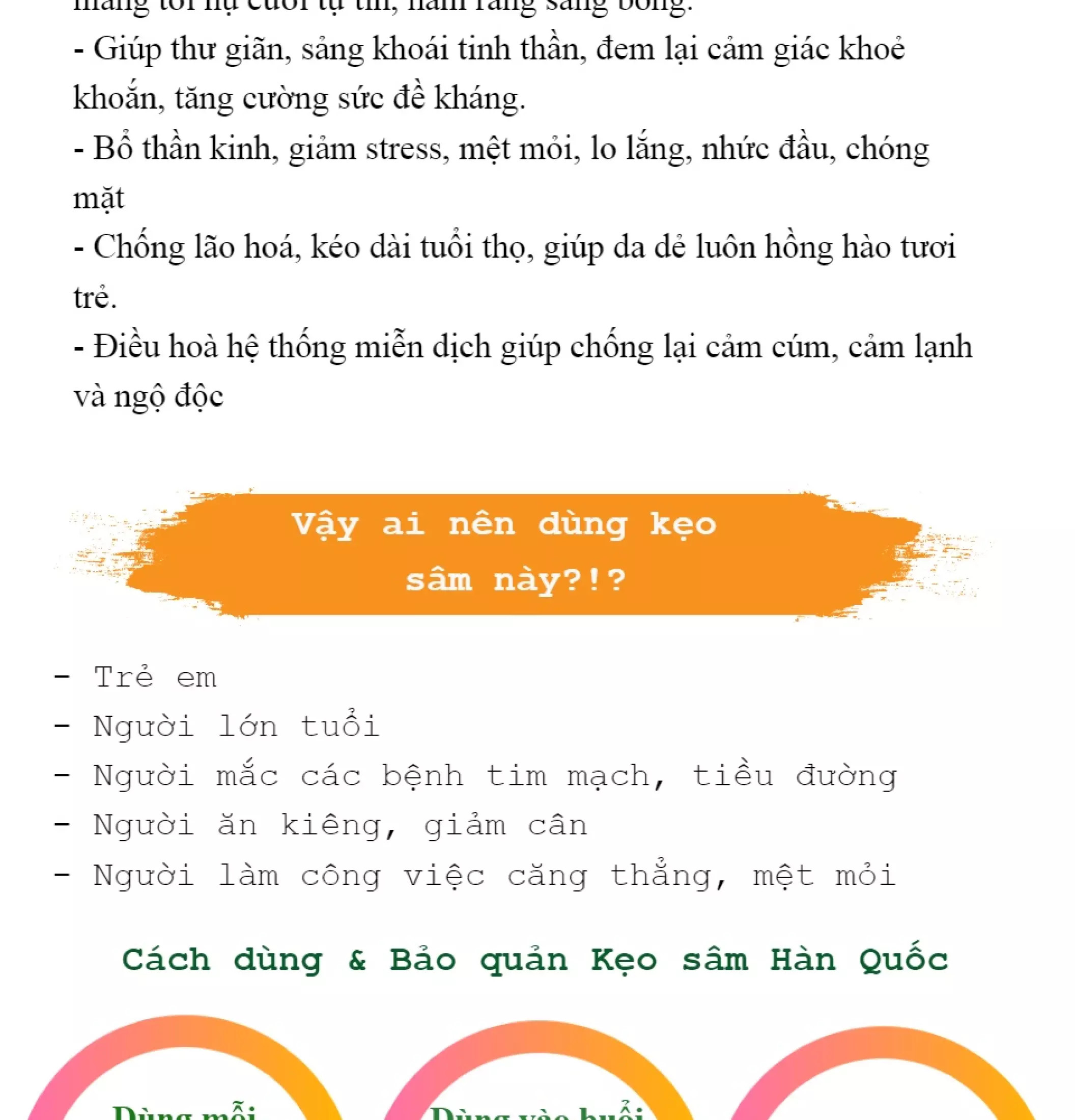 Kẹo sâm Không Đường Hàn Quốc Bịch 500g -THƯỢNG HẠN