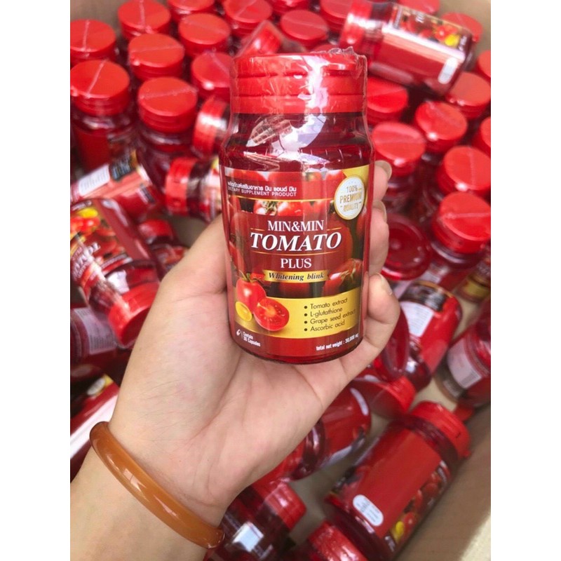 Viên uống trắng da cà chua Tomato Plus Thái Lan