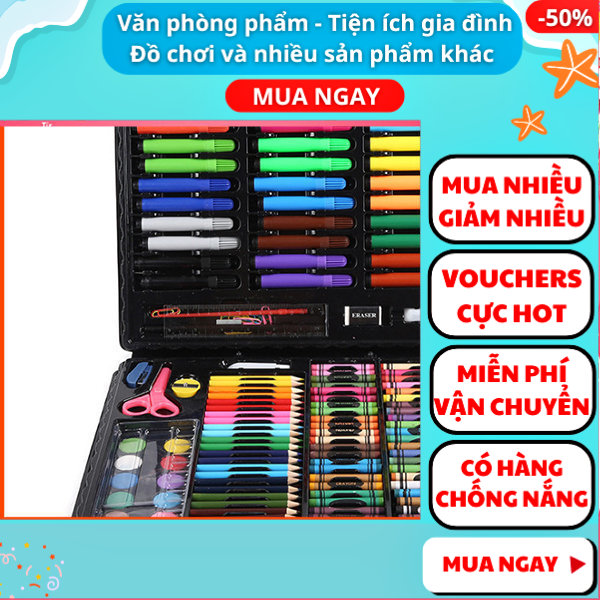 Bộ bút màu đa năng 150 món chất lượng , Hộp màu 150 chi tiết cho bé tập tô , Bộ màu vẽ đa năng 150 món giá tốt , Hộp màu thủ công 150 chi tiết cho bé , Hộp bút màu 150 chi tiết thủ công giá tốt , Aplusmart
