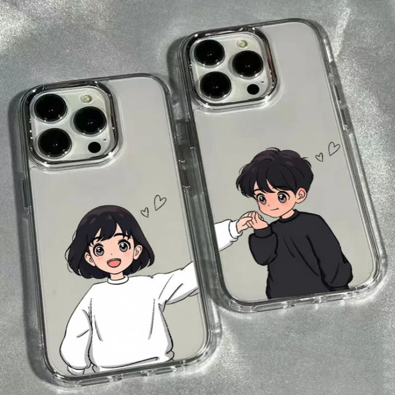 Cute Anime Phone Case For Iphone 16 15 14 13 12 11 Pro Max Clear_voghion.com