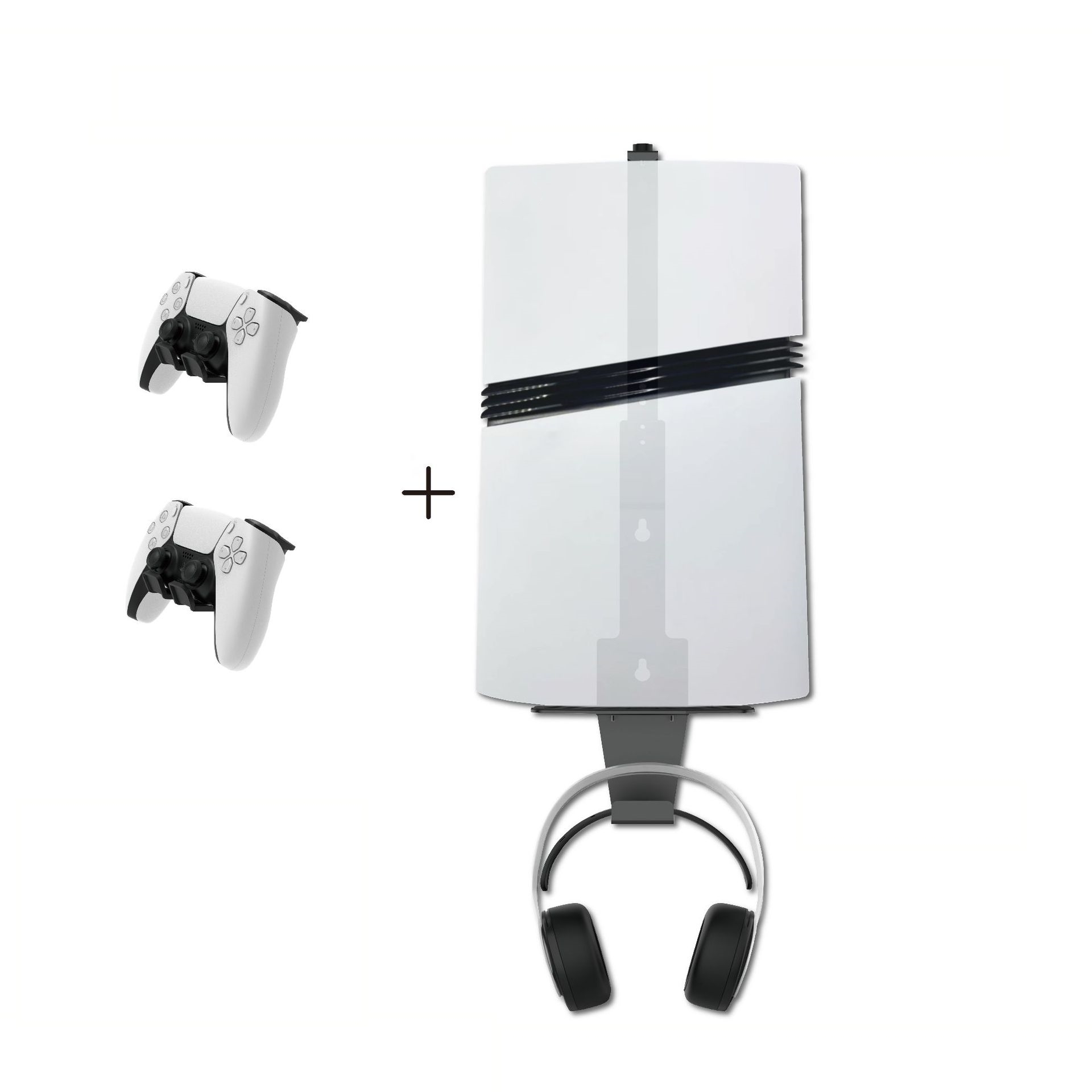 For PS5 Pro Console Wall Mount Universal Bracket P5 Console Bracket Compatible for P5/P5Slim