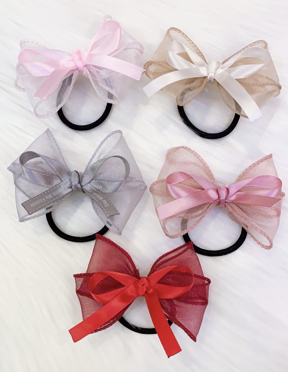 Combo 5 Dây Cột Tóc Cho Bé Siêu Xinh