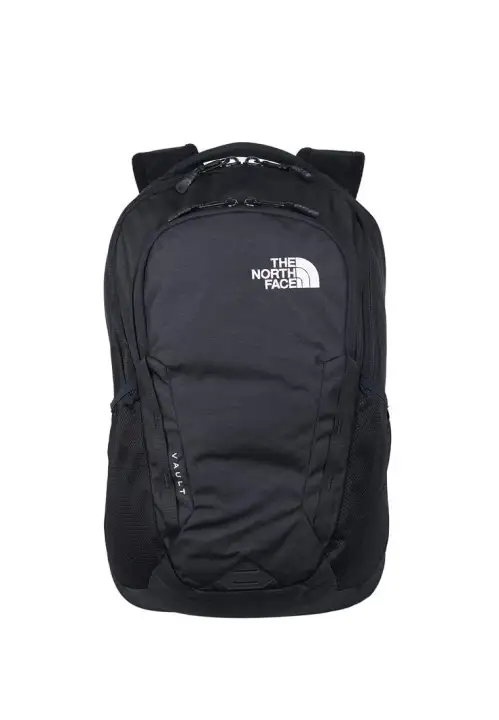 north face vault backpack black