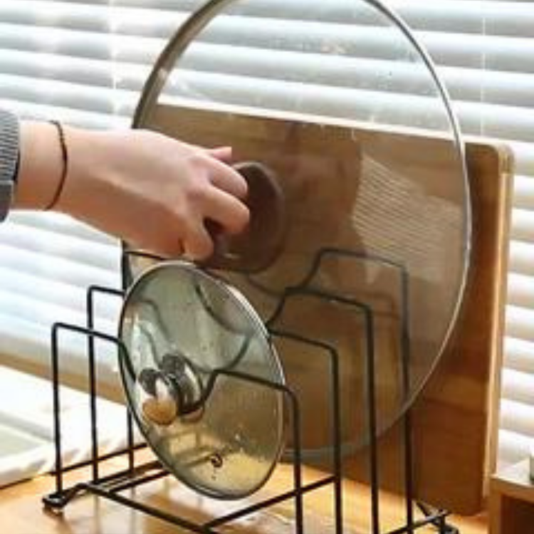 Kệ Để Nắp Nồi Gác Dao Thớt Đa Năng