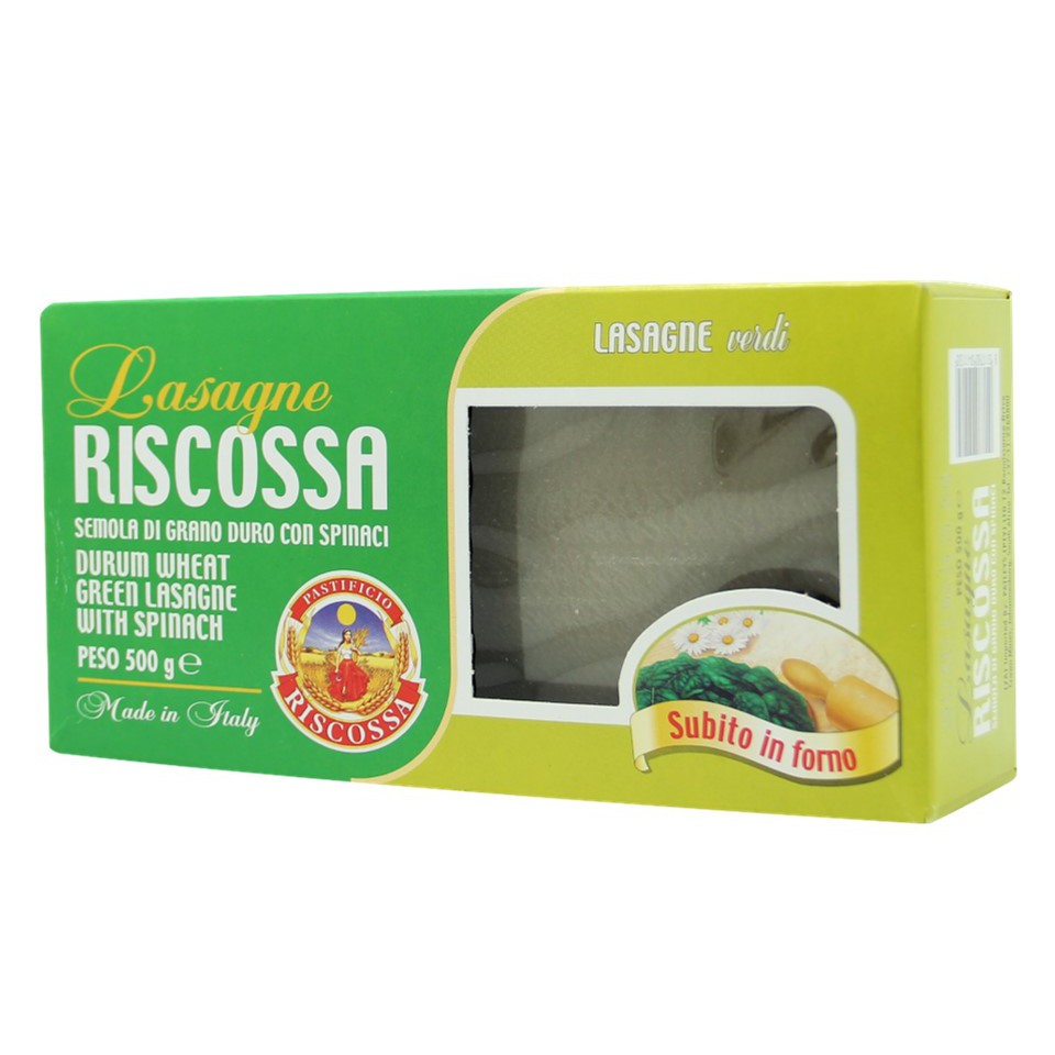 Lasagne Verde sheets 500g - Riscossa | Lazada.co.th