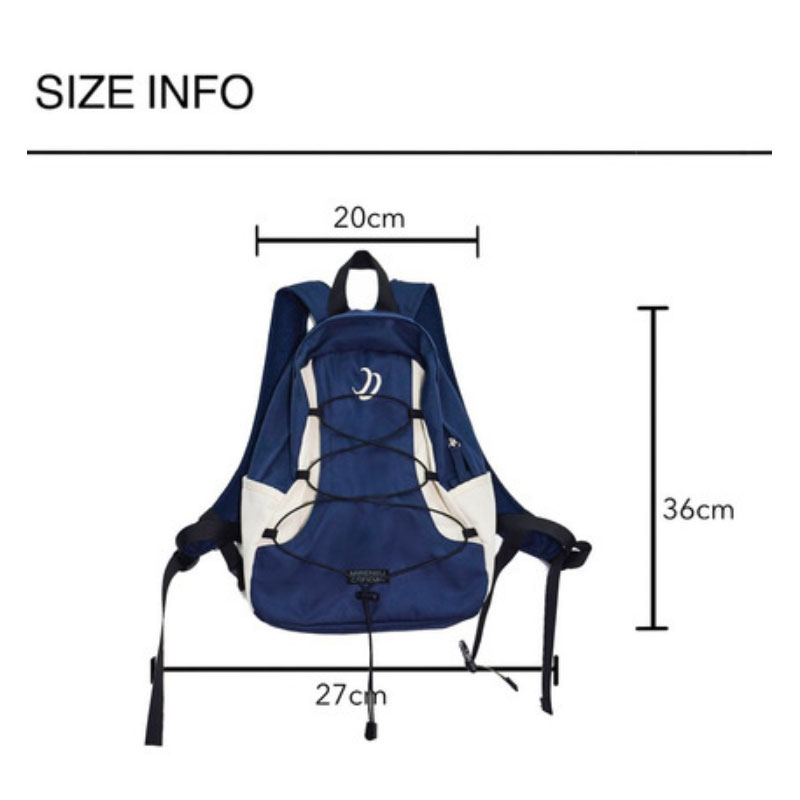 C&K Women's backpack color-block backpack casual versatile large-capacity student school bag