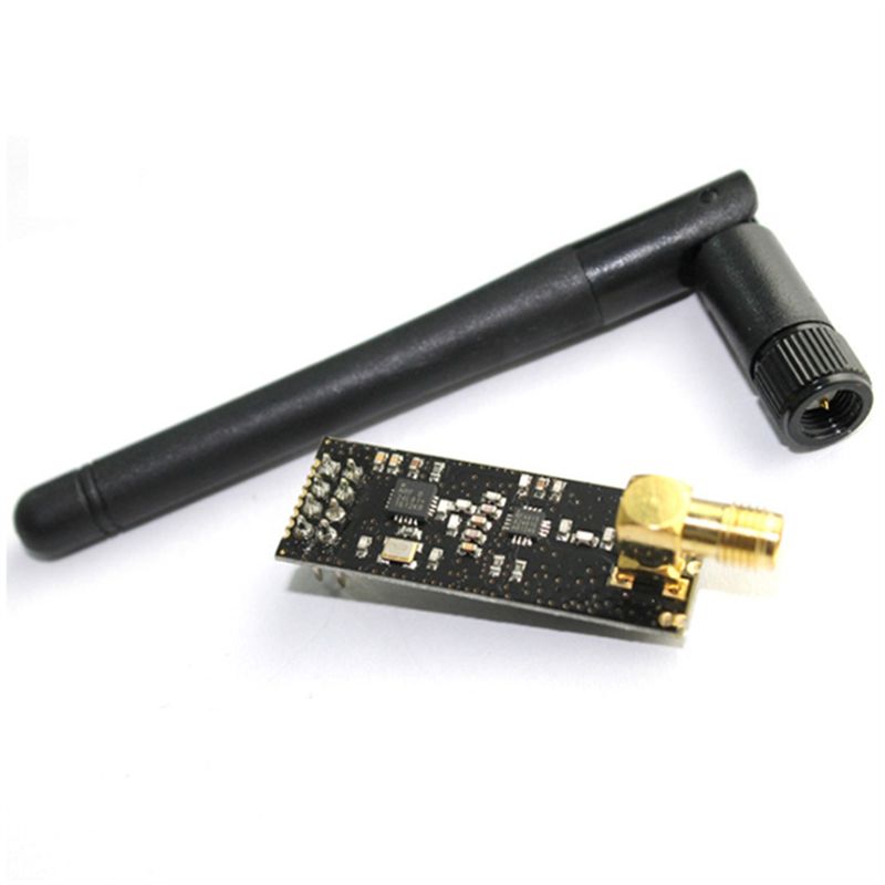 Transceiver Wi Fi Module NRF24L01+PA+ Wireless Transceiver Module with Antenna 1100-Meter Long ...