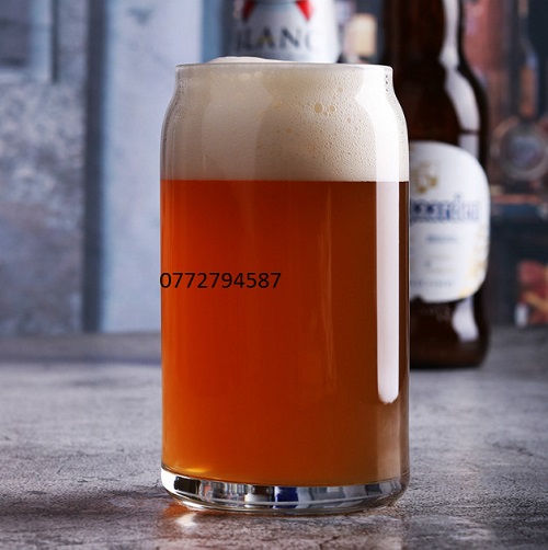 Ly Thủy Tinh Glass Can 370ml | Thủy Tinh Cao Cấp (giá bán 1 cái)