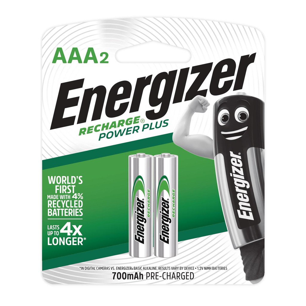 Pin Sạc AAA Energizer AAA 700mAh - Vỉ 2 Viên
