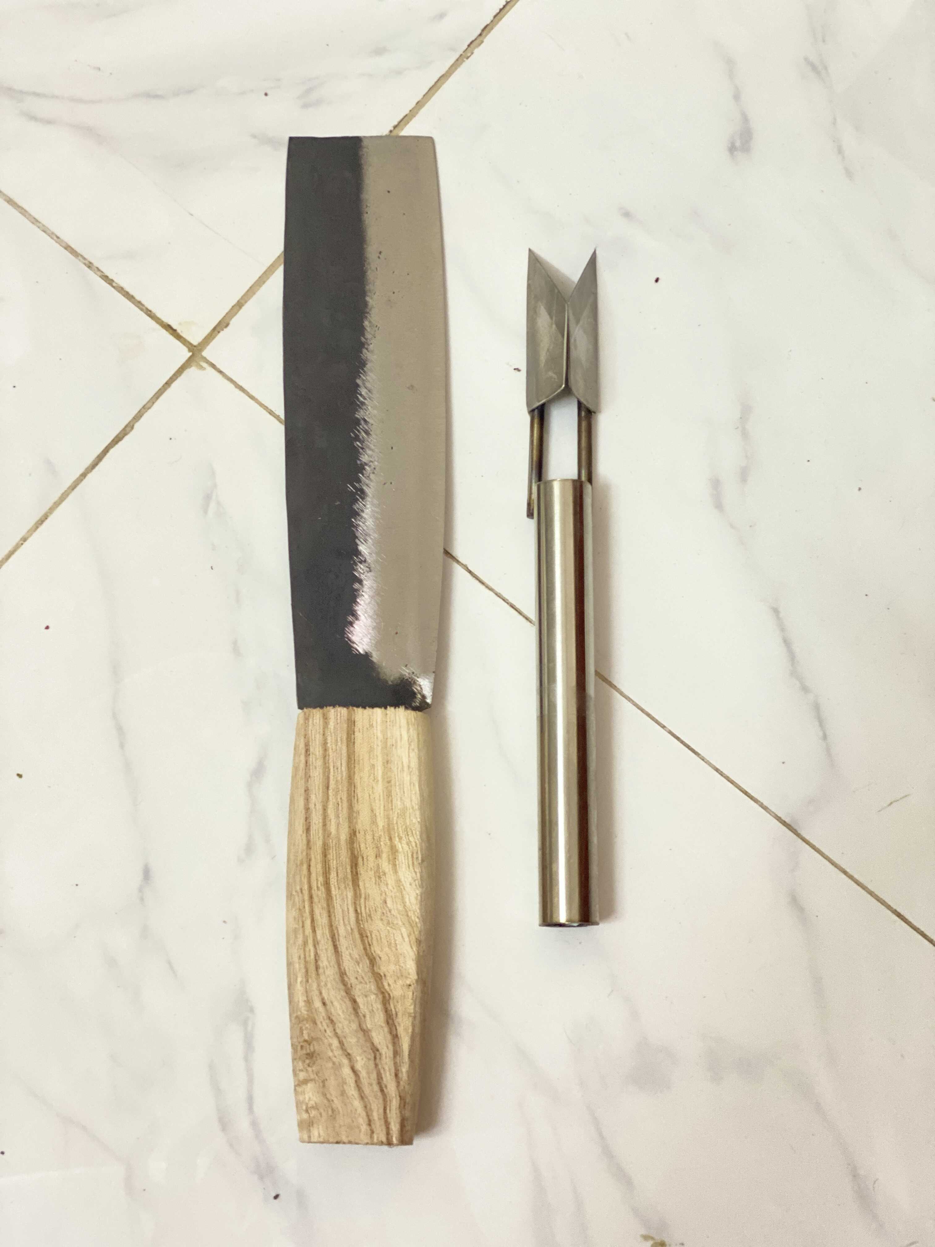 ⚡ FREESHIP⚡ Combo Dao Gọt Vỏ + Dao Gọt Mắt Dứa- Cực kì sắc bén