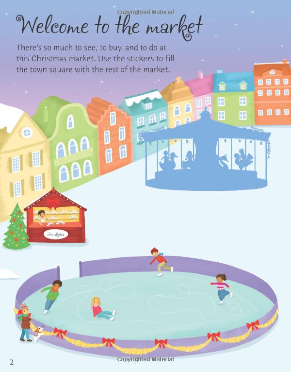 Fahasa - First Sticker Book Christmas Market (First Sticker Books)