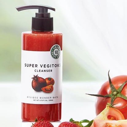 Sữa rửa mặt rau củ thải độc Super Vegitoks Cleanser Wonder Bath 300ml
