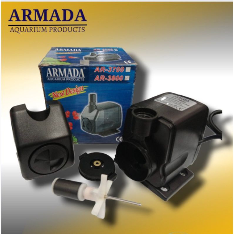Pompa kolam aquarium hidroponik ARMADA AR 3800