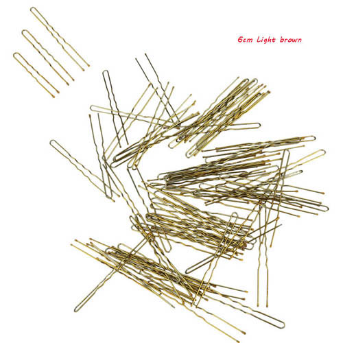 LOEEL%20100Pcs/Lot%20Hair%20Clips%20Black%20U-shaped%20Hairpins%20Mini%204.5cm%205cm%206cm%20Plated%20Brown%20Bobby%20Pins%20for%20Women%20-%20Image%202