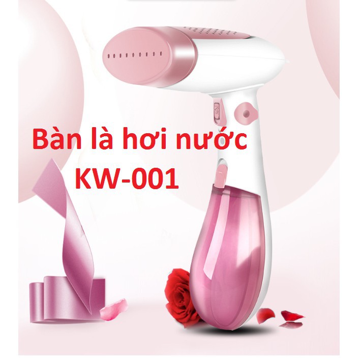 Giảm giá mùa dịch cực sốc bàn ủi hơi nước cmd màu hồng kw-001, bàn là hơi nước gấp gọn tiện dụng, dễ dàng mang theo đi lại, bảo hành 1 năm