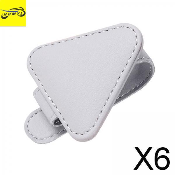 Homyl có bộ 2-6 chiếc bảo vệ ánh nắng mặt trời cho xe hơi, kẹp kính chắn nắng, kích thước 8X6 cm.