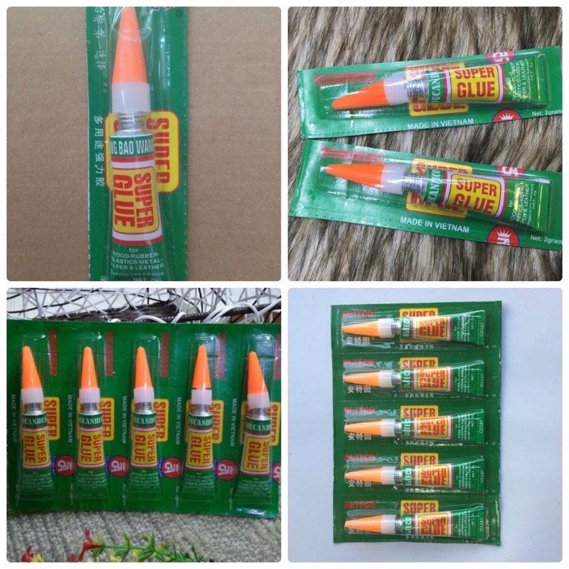 Compo 02 tuýp keo dán đa năng super glue