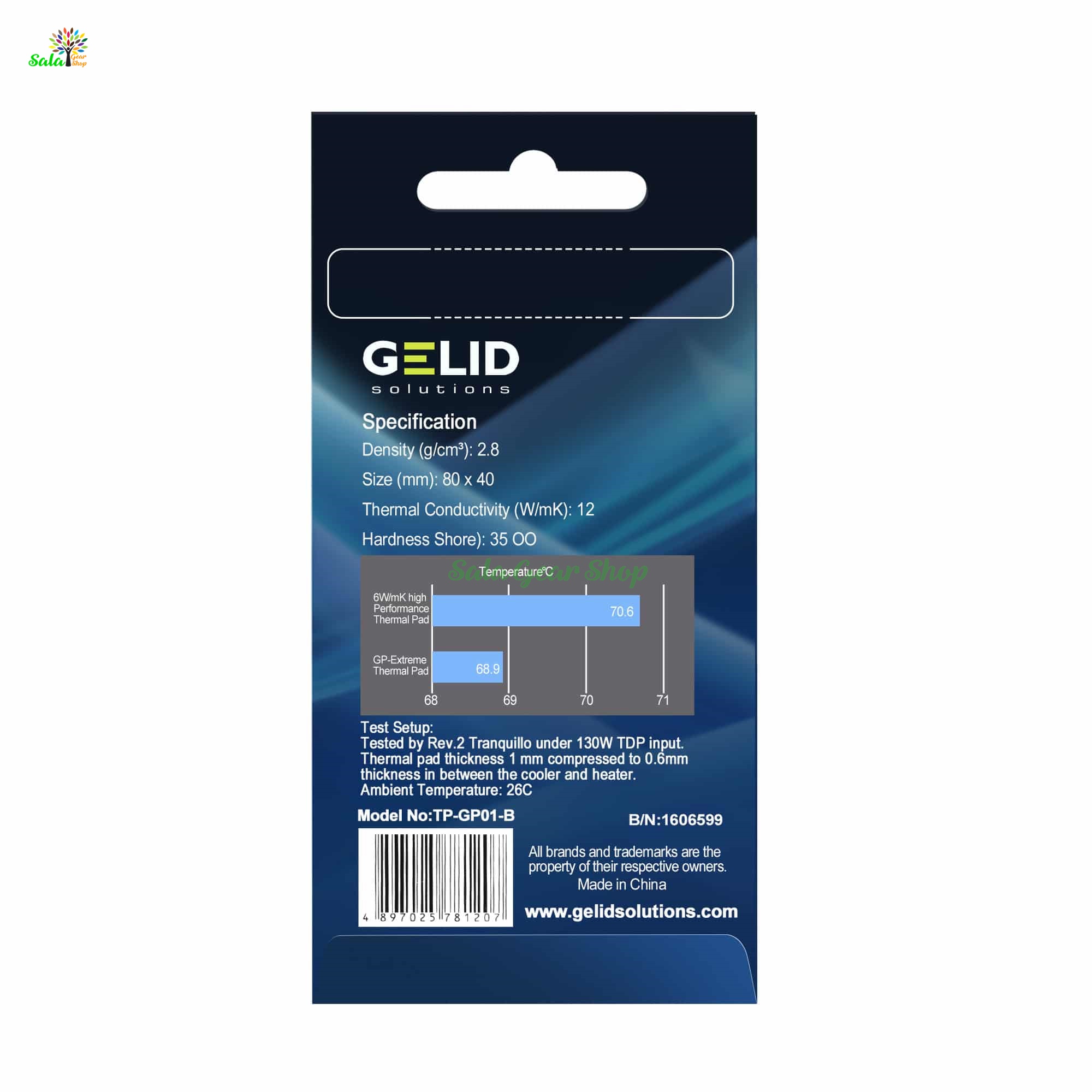 Miếng Dán Tản Nhiệt Gelid GP-EXTREME Thermal Pad 0.5mm