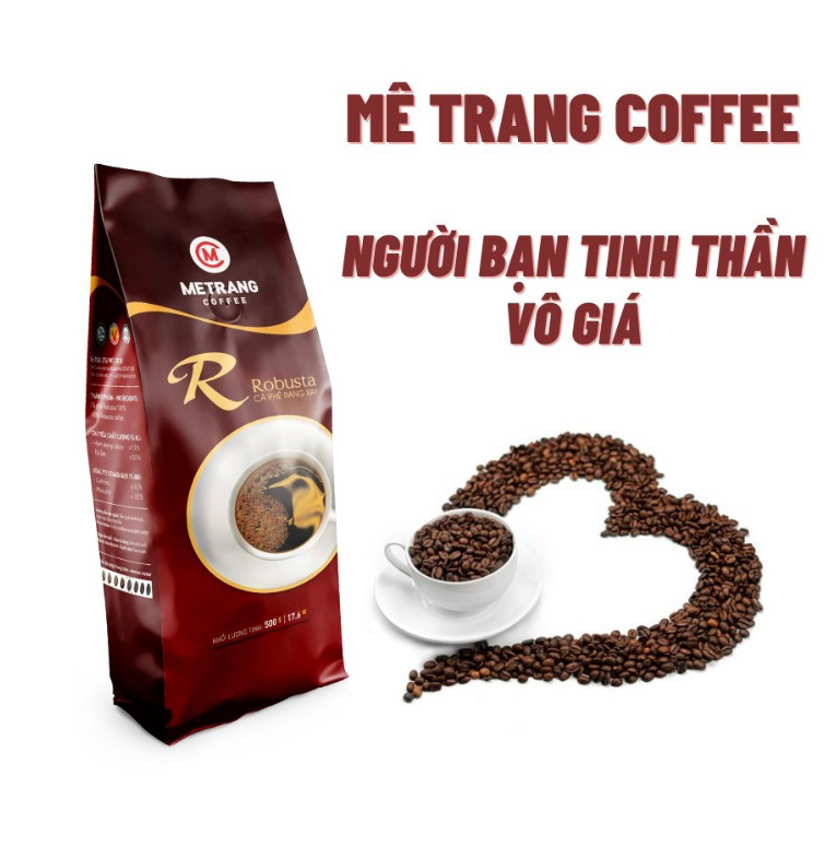 Cà Phê Mê Trang (100% Hạt Rosbust xay Sẵn)