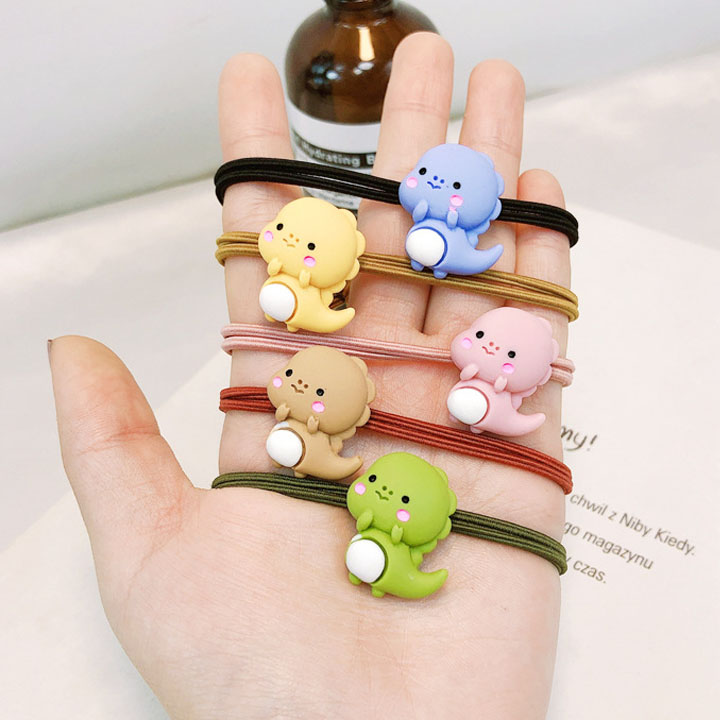 [HCM] [SET 5] Dây cột tóc khủng long ú