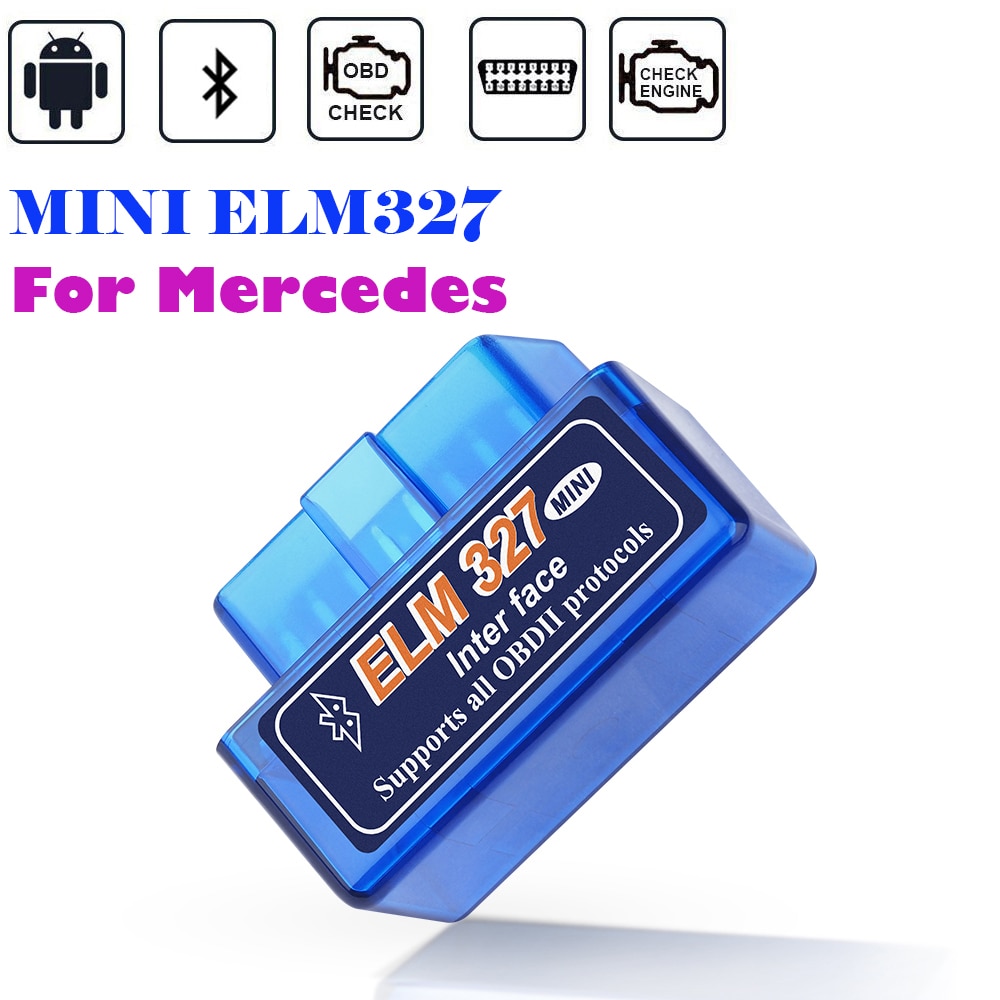 【Exclusive Discount】 For Amg Mercedes Benz W212 W222 W221 W220 W211 W210 W213 W202 W204 W205 Bluetooth Elm327 Obd2 Scanner Diagnostic Tools