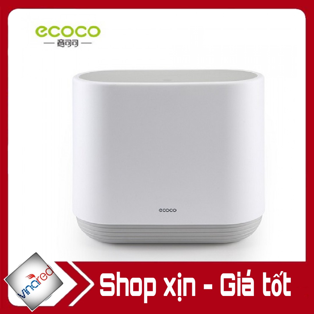 Thùng rác nhấn nút tiện lợi thông minh ecoco - thùng rác chống đổ kín mùi cao cấp