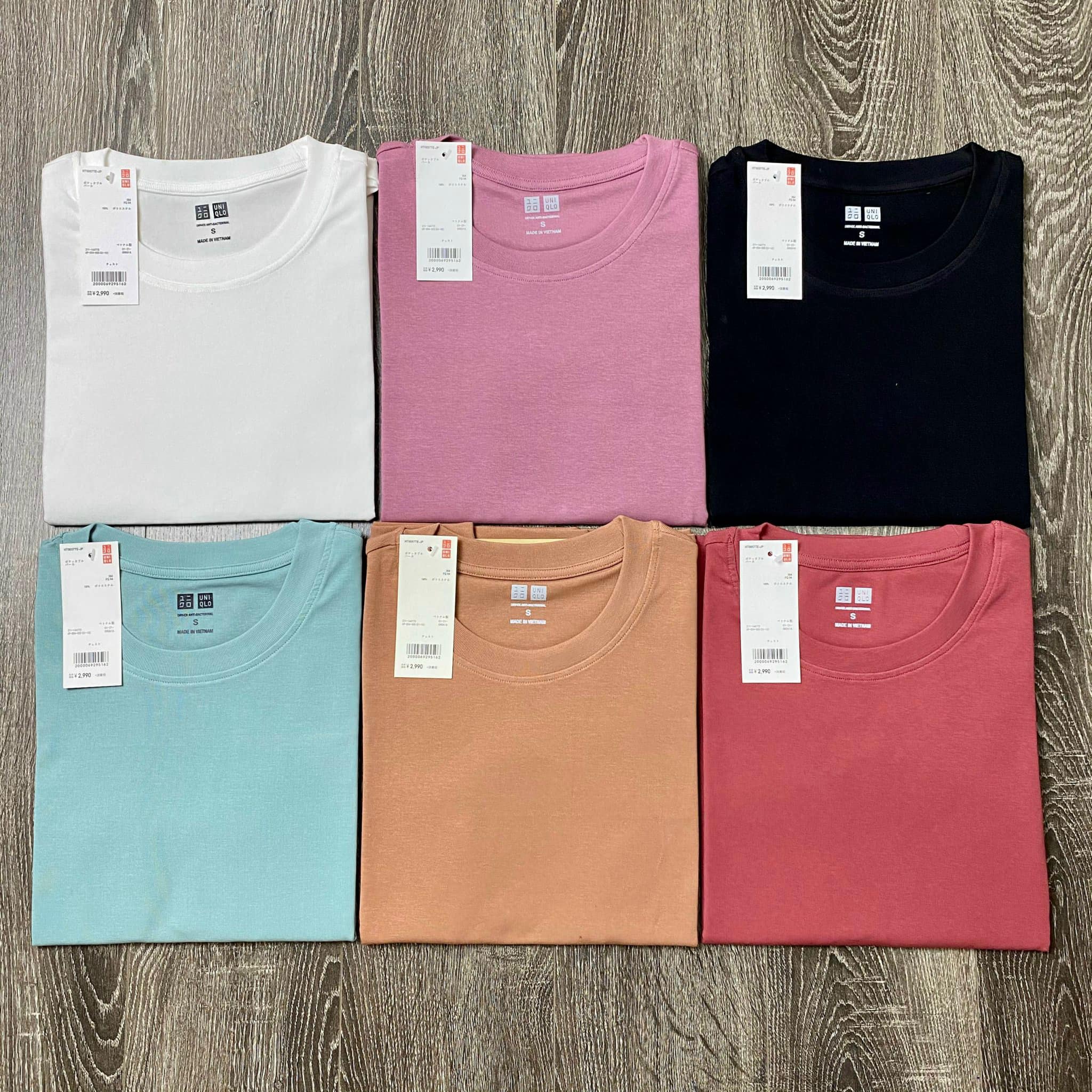 Áo phông Uni nữ cổ tròn chất cotton-