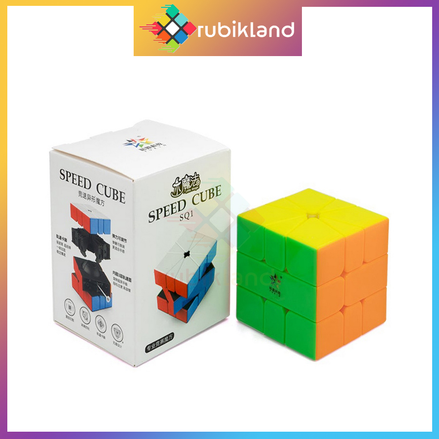 Rubik yuxin square-1 m nam châm little yuxin magic rubic biến thể sq1 stickerless đồ chơi trí tuệ trẻ em