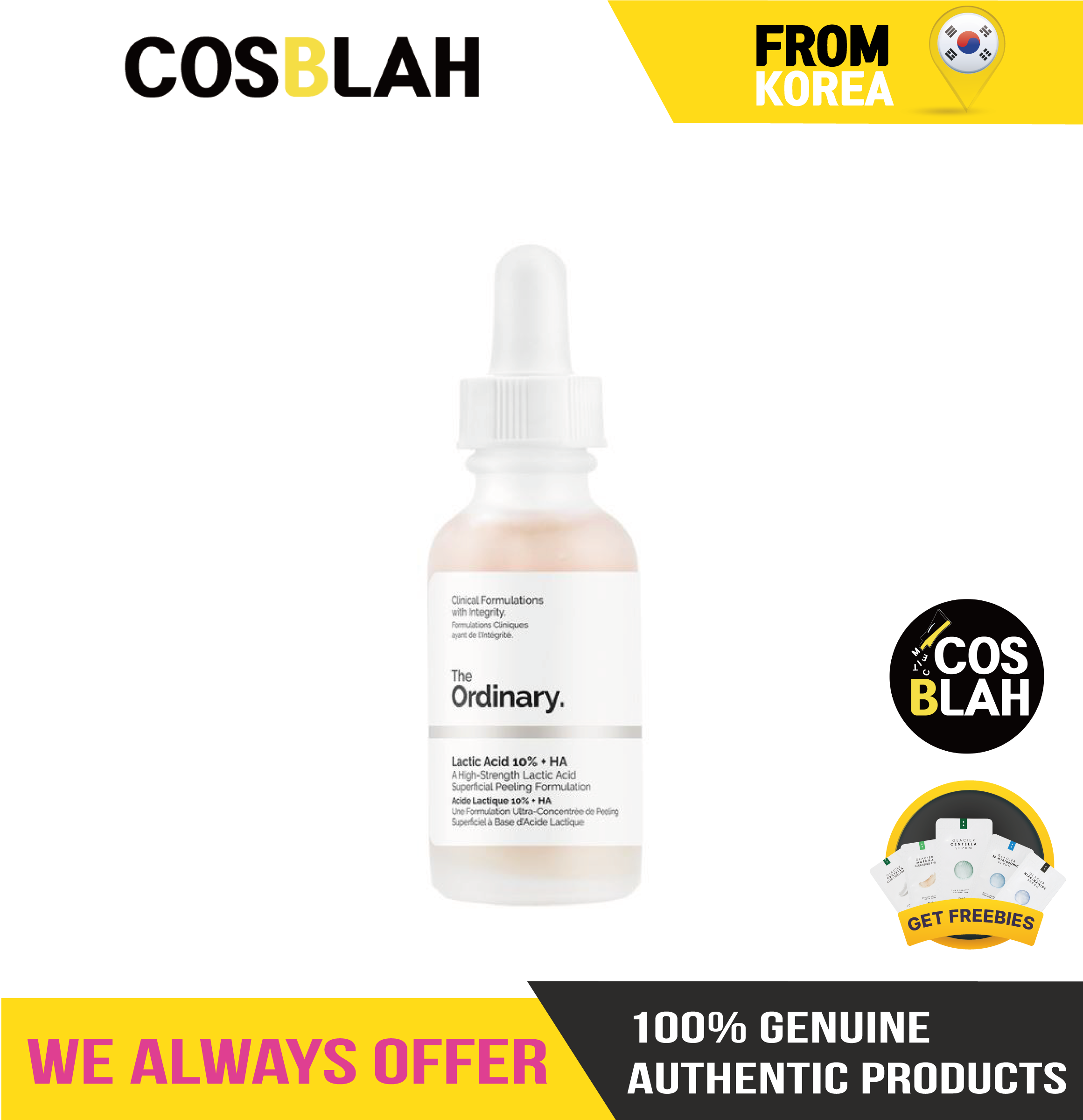 [THE ORDINARY] Axit Lactic 10% + HA 30Ml
